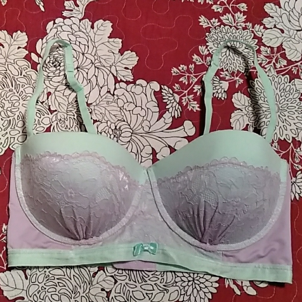 René Rofe NWOT Lavender Balconette 36D Bra